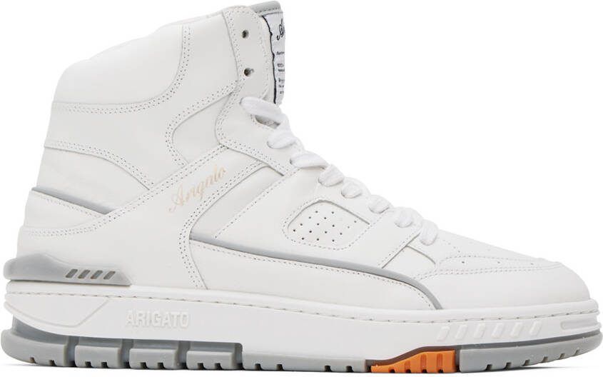 Axel Arigato White  Gray Area Hi Sneakers - Picture 5