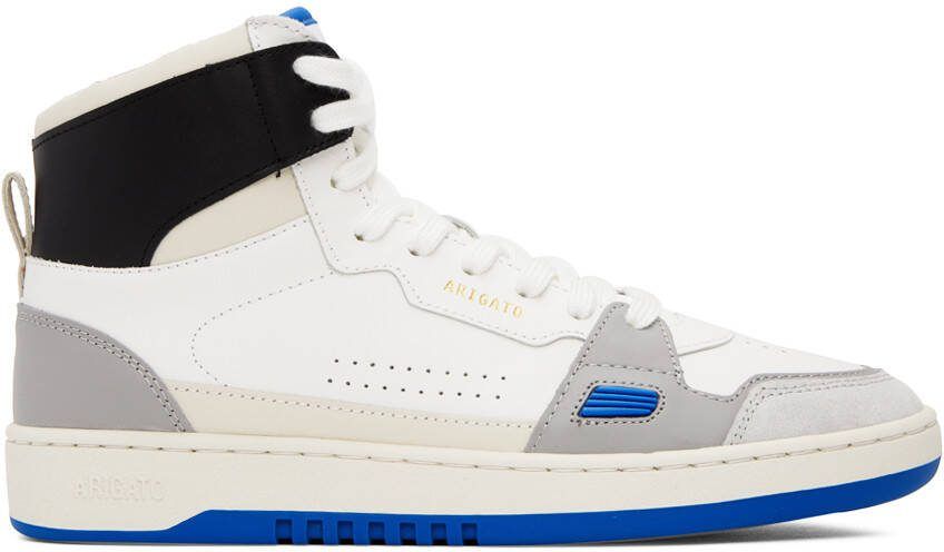 Axel Arigato White  Gray Dice Hi Sneakers