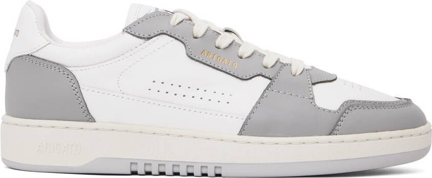 Axel Arigato White  Gray Dice Lo Sneakers - Picture 5