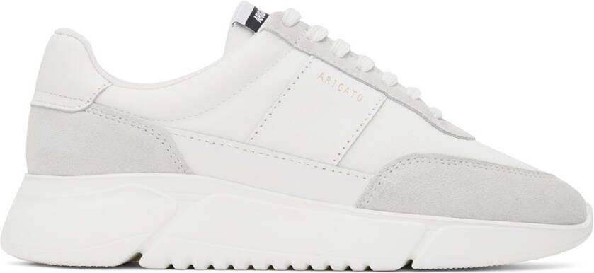 Axel Arigato White  Gray Genesis Vintage Sneakers