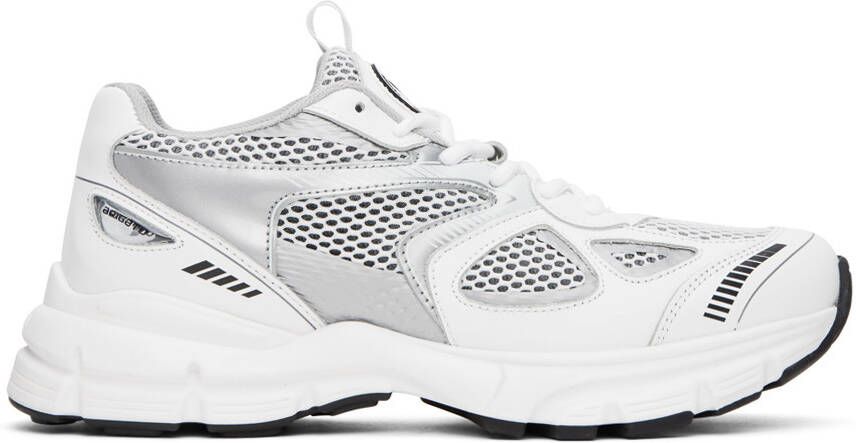 Axel Arigato White  Gray Marathon Runner Sneakers - Picture 5