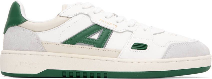 Axel Arigato White  Green A-Dice Lo Sneakers