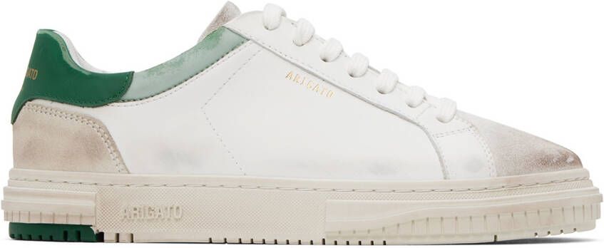Axel Arigato White  Green Atlas Sneakers - Picture 5