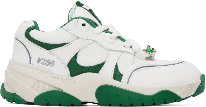 Axel Arigato White  Green Catfish Lo Sneakers