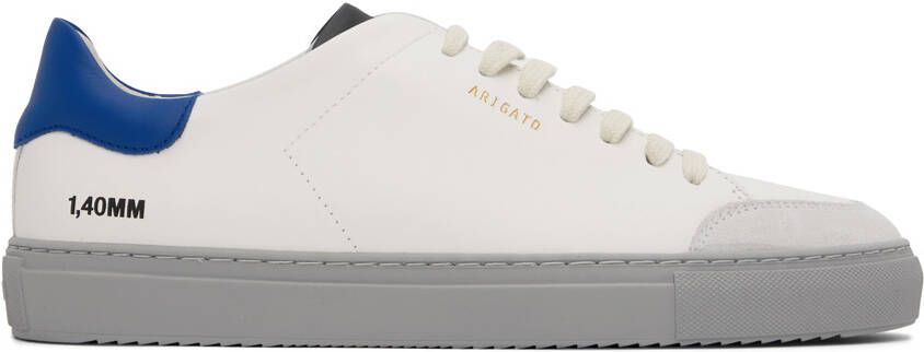 Axel Arigato White  Green Clean 90 Triple Sneakers - Picture 4