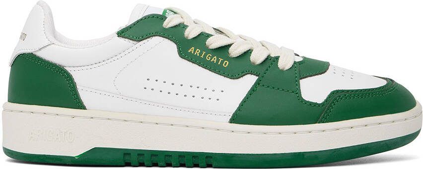 Axel Arigato White  Green Dice Lo Sneakers - Picture 5