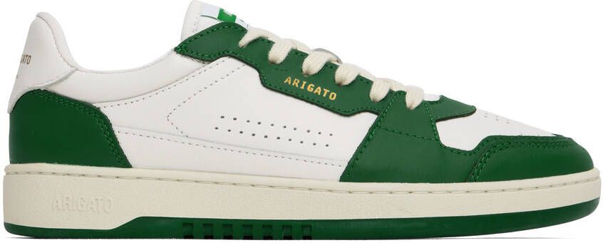 Axel Arigato White  Green Dice Lo Sneakers - Picture 4