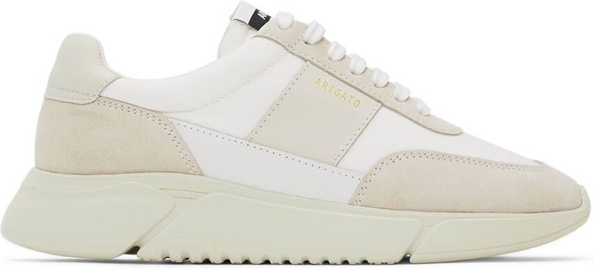 Axel Arigato Beige  White Genesis Vintage Runner Sneakers - Picture 6