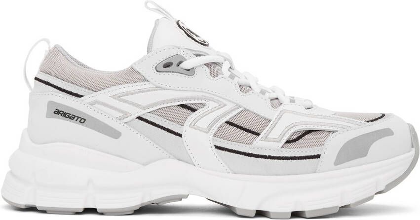 Axel Arigato White  Grey Marathon R-Trail Sneakers - Picture 5