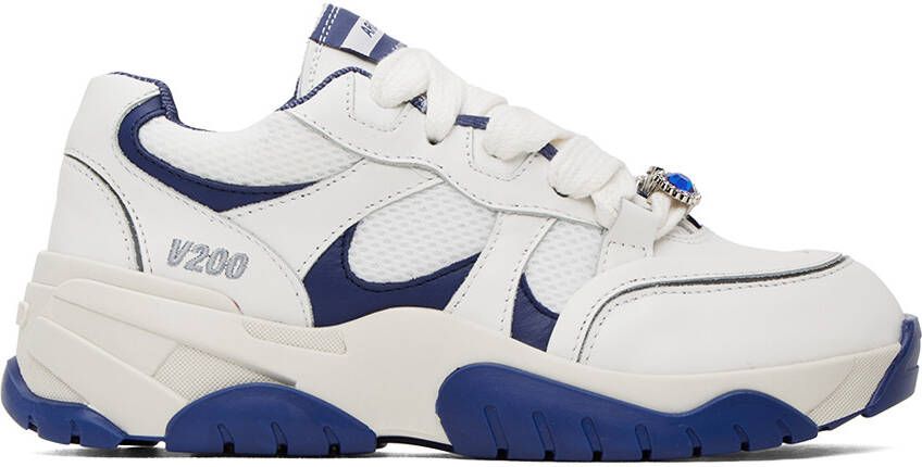 Axel Arigato White  Navy Catfish Lo Sneakers - Picture 5