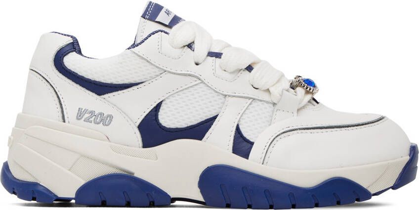 Axel Arigato White  Navy Catfish Lo Sneakers - Picture 5