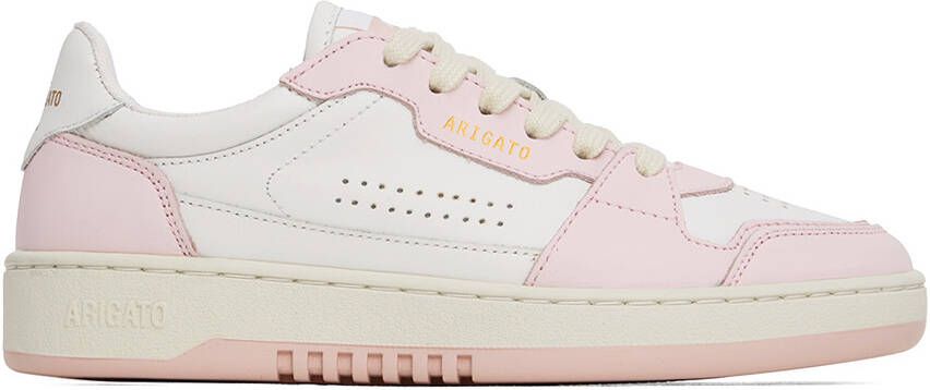 Axel Arigato White  Pink Dice Lo Sneakers - Picture 5