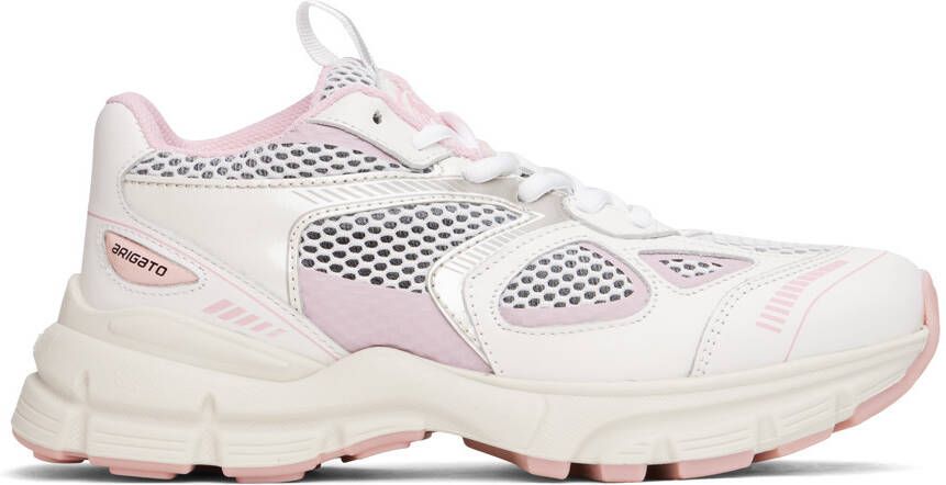 Axel Arigato White  Pink Marathon Sneakers - Picture 5