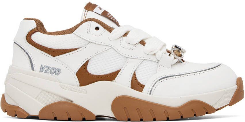 Axel Arigato White  Tan Catfish Lo Sneakers