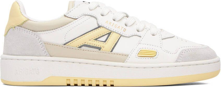 Axel Arigato White  Yellow A-Dice Lo Sneakers - Picture 5
