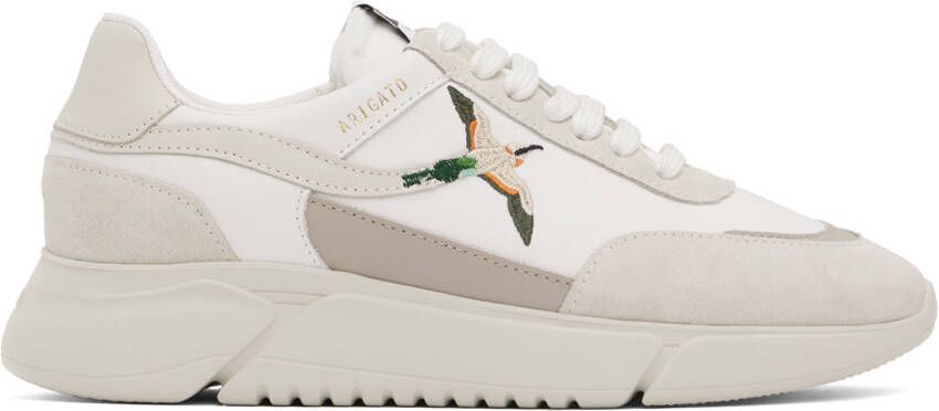 Axel Arigato White Genesis Stripe Bee Bird Sneakers - Picture 5