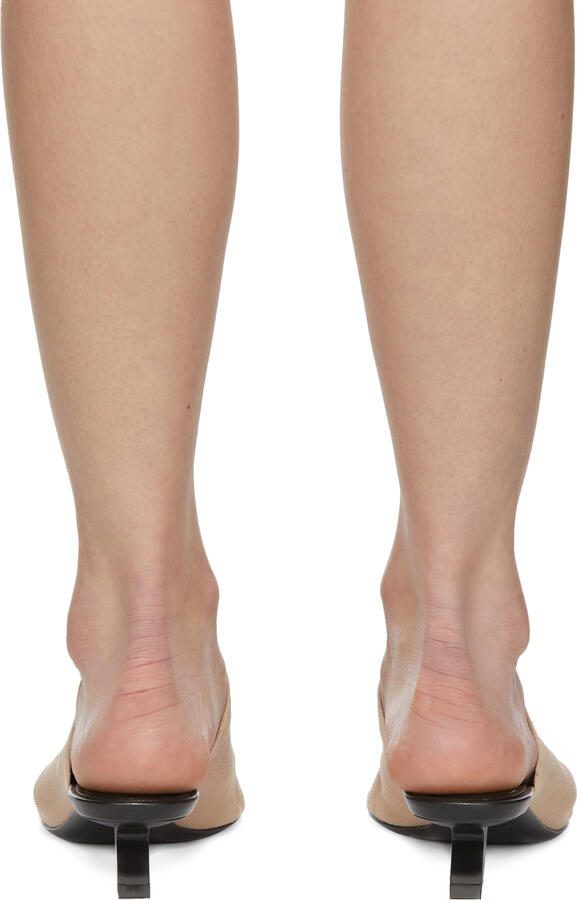 Balenciaga Beige Stretch Sandals