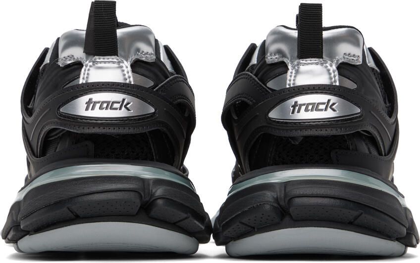 Balenciaga Black  Silver Track Sneakers
