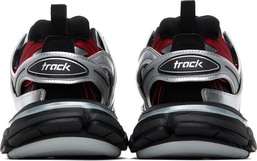 Balenciaga Black  Silver Track Sneakers