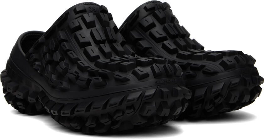 Balenciaga Black Bouncer Clogs - Picture 2