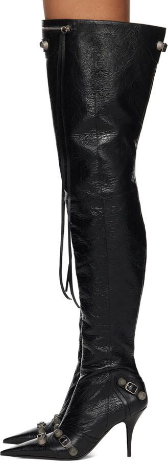 Balenciaga Black Cagole Boots - Picture 3