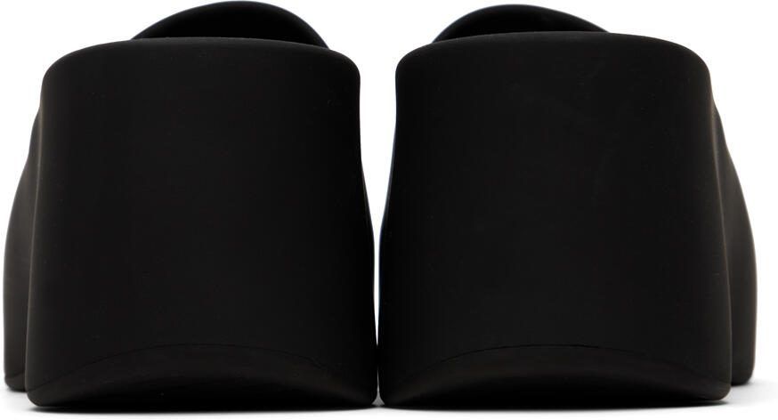 Balenciaga Black Chunky Wedge Sandals