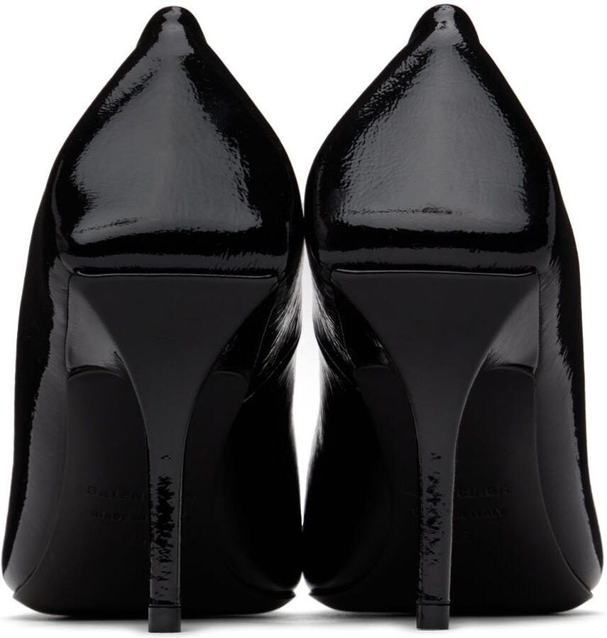Balenciaga Black Square Knife BB 80 Heels