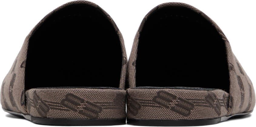 Balenciaga Brown Cosy Mules