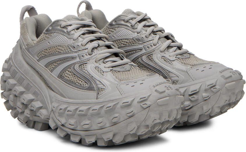 Balenciaga Gray Bouncer Sneakers - Picture 2