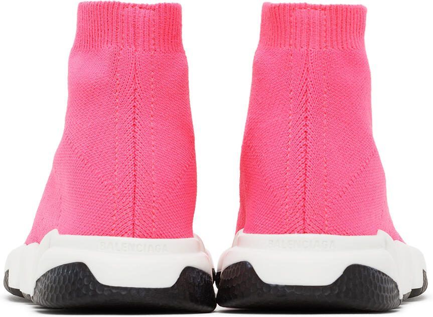Balenciaga Kids Pink Speed Sneakers