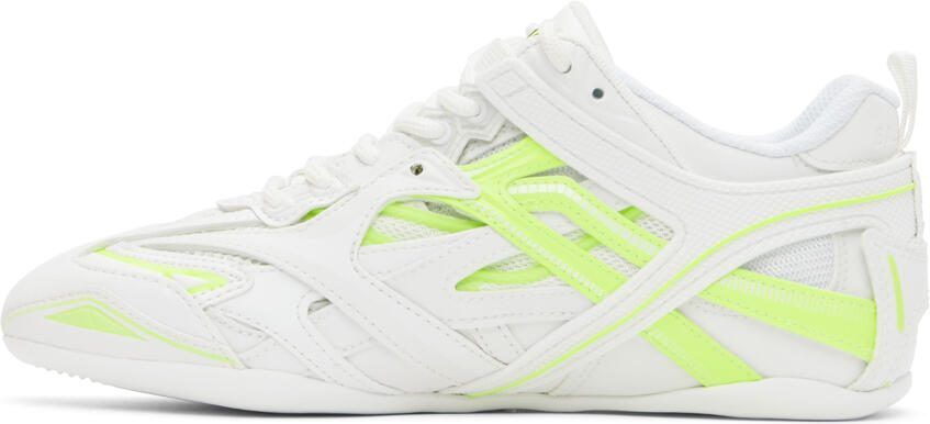 Balenciaga Off-White  Yellow Drive Sneakers - Picture 2
