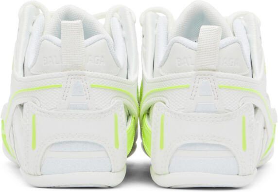 Balenciaga Off-White  Yellow Drive Sneakers - Picture 4