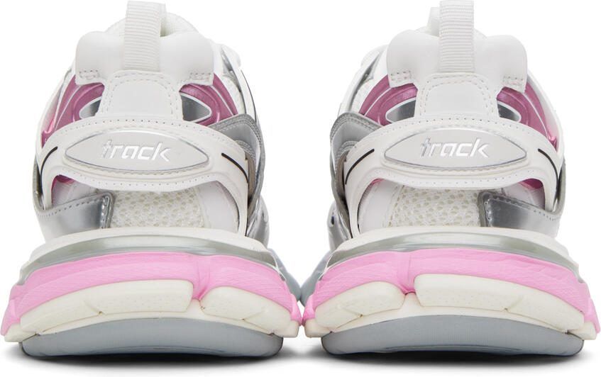 Balenciaga Pink  White Track Sneakers