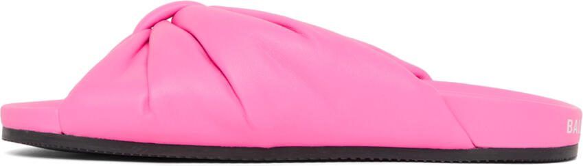 Balenciaga Pink Puffy Slides - Picture 4