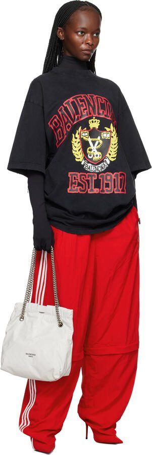Balenciaga Red adidas Originals Edition Pantashoes Boots  Track Pants