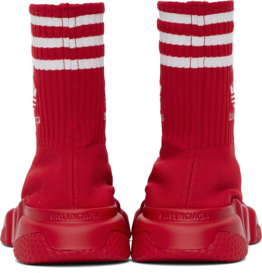 Balenciaga Red adidas Originals Edition Speed Sneakers