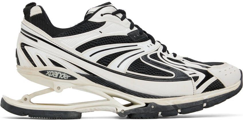 Balenciaga Black  White X-Pander Sneakers