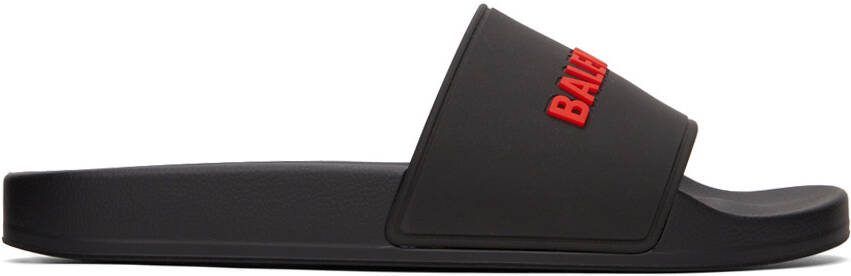 Balenciaga Black Pool Slides - Picture 4