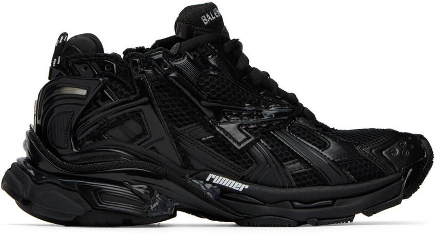 Balenciaga Black Runner Sneakers - Picture 4
