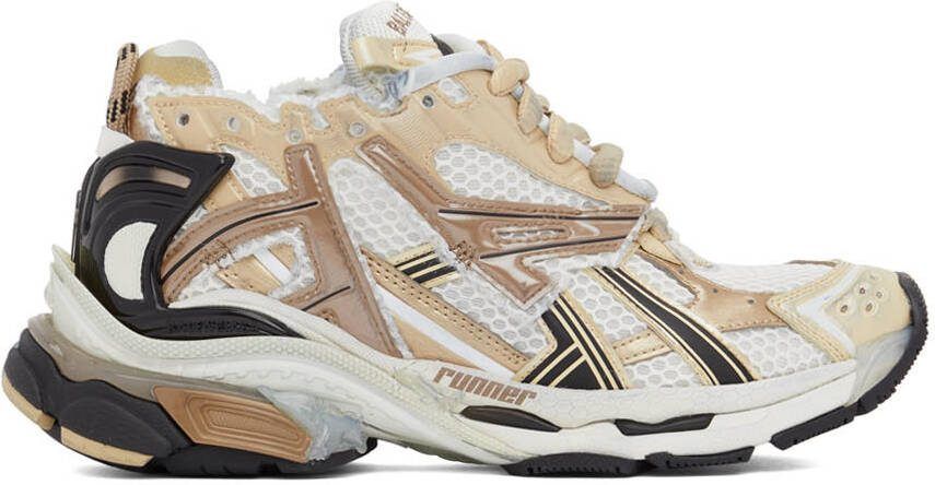 Balenciaga Off-White Runner Sneakers - Picture 5