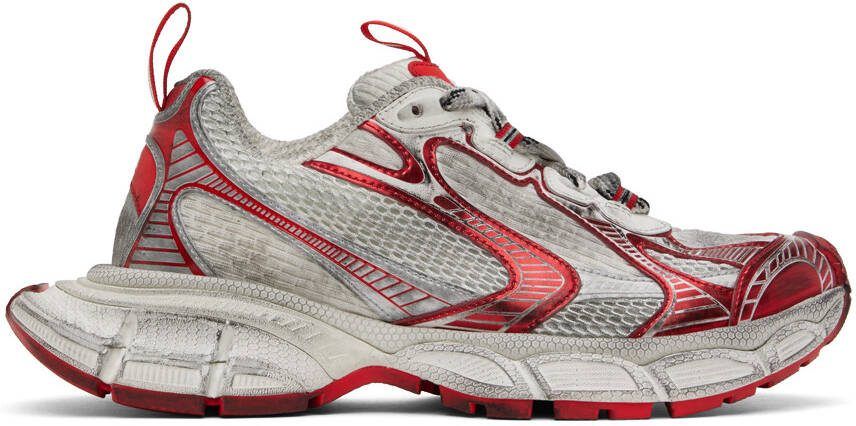 Balenciaga White  Red 3XL Sneakers - Picture 5