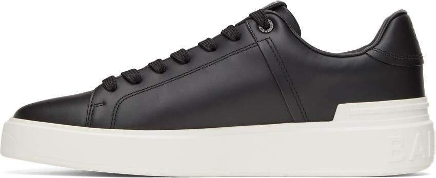 Balmain Black  Off-White B-Court Sneakers - Picture 4