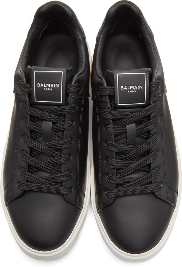 Balmain Black  Off-White B-Court Sneakers