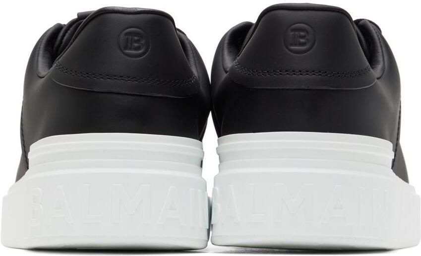 Balmain Black  White B-Court Sneakers