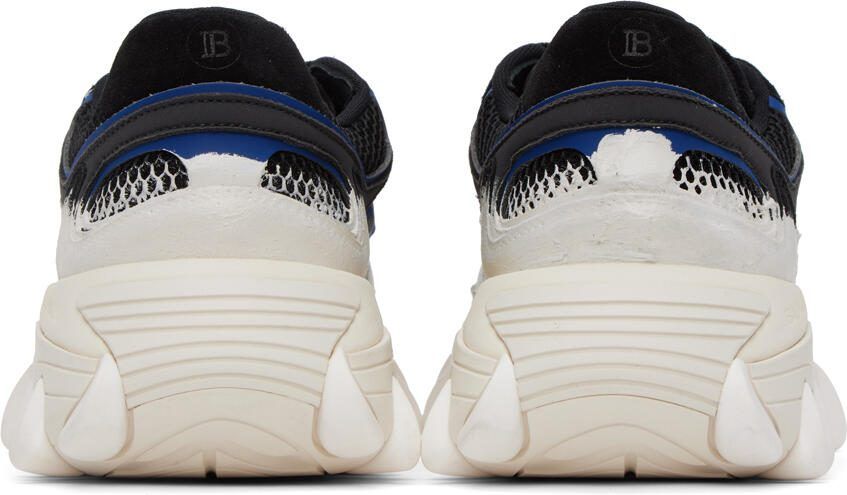 Balmain Black  White B-East Sneakers