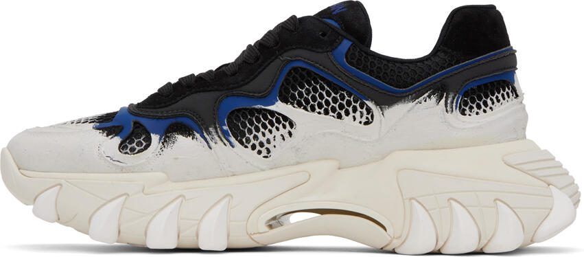 Balmain Black  White B-East Sneakers - Picture 3