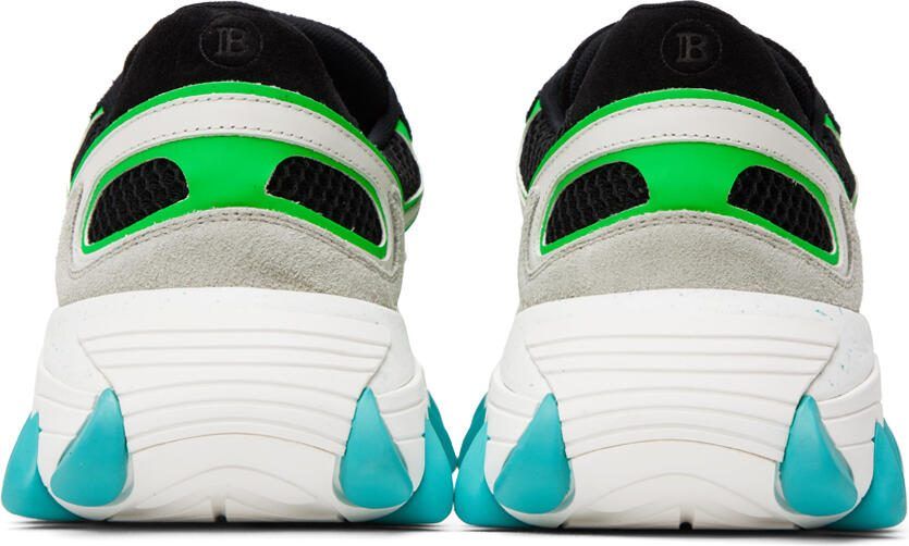 Balmain Black  White B-East Sneakers