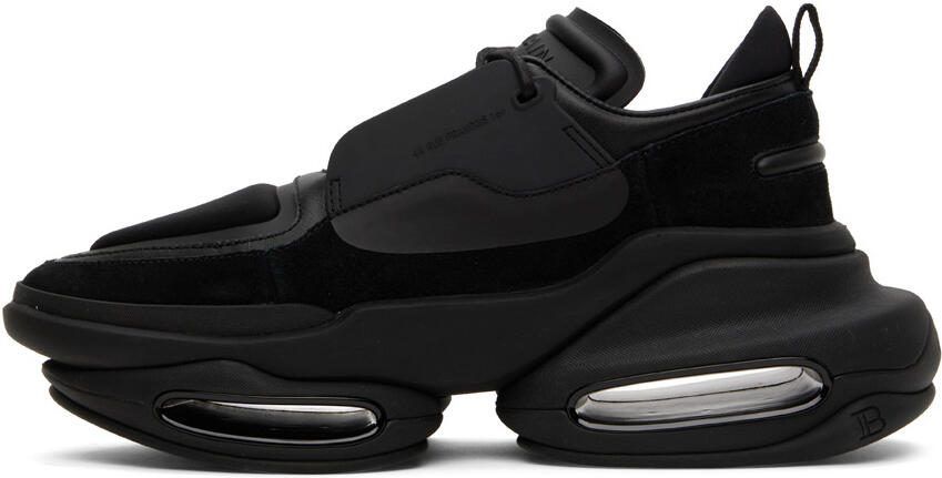 Balmain Black B-Bold Low-Top Sneakers - Picture 3
