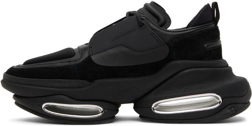 Balmain Black B-Bold Low-Top Sneakers - Picture 3