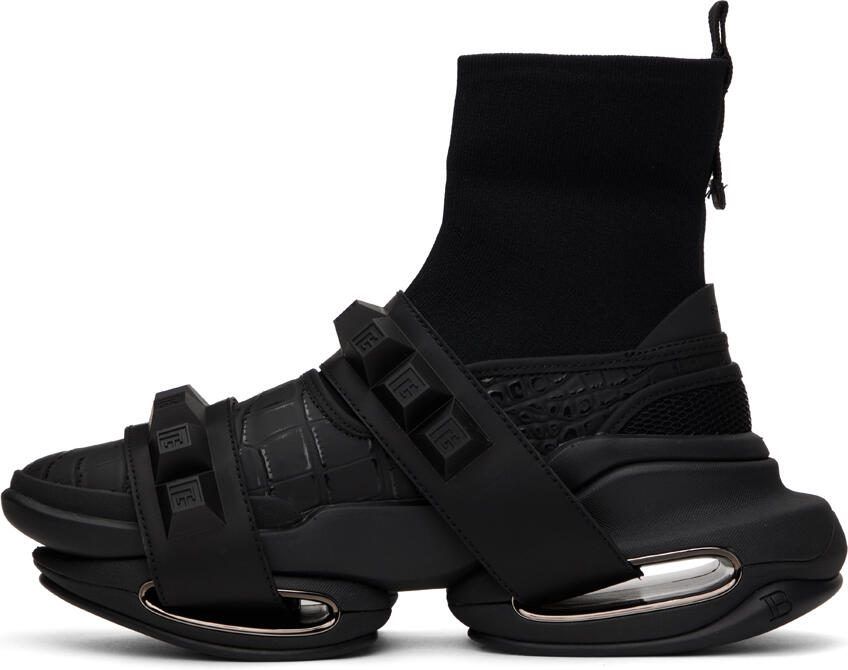 Balmain Black B-Bold Sneakers - Picture 3